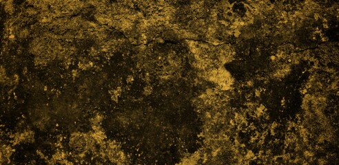 the long background of the wall is yellow, Rough blank wall painted by bright yellow paint as texture background or backdrop