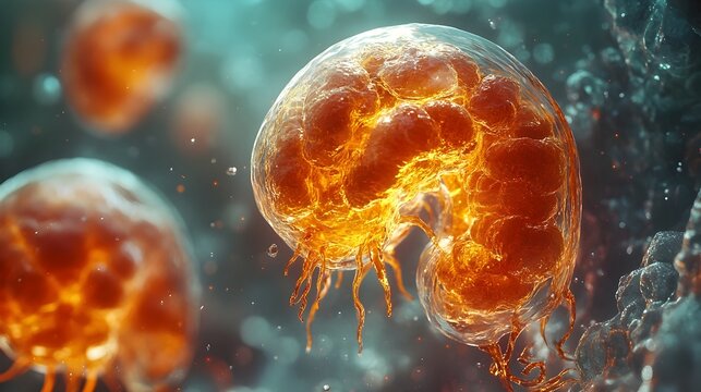 Detailed 3D of Human Embryonic Development Stages from Fertilization to Fetus