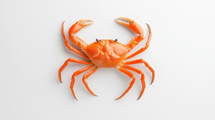 Ocean crab, claws extended, shellfish gourmet dish, seafood cooking.
