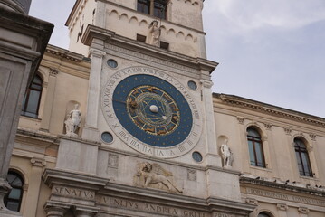 Ornate Astronomical Clock on Historic Building