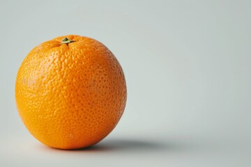 A fresh orange isolated on white