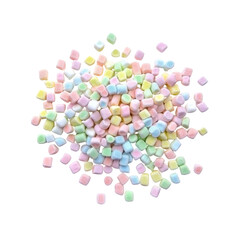 Pile of Colorful Marshmallows