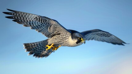 Peregrine Falcon in Flight