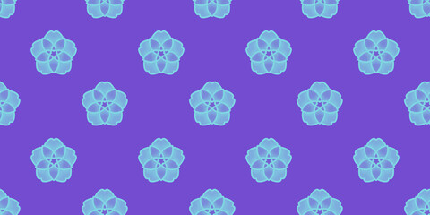 cute flowery seamless pattern, cute spring flower texture