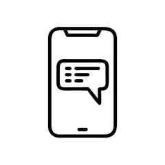 Universal contact icons set. Flat vector illustration

