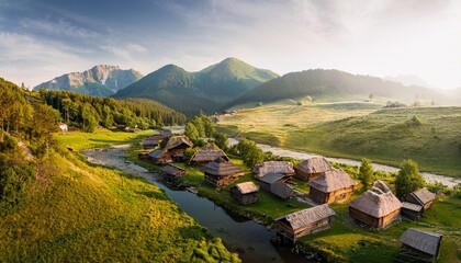 Remote villages surrounded by nature.