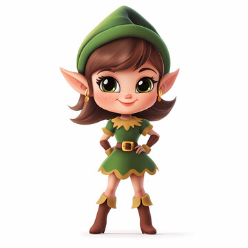 little elf with a hat