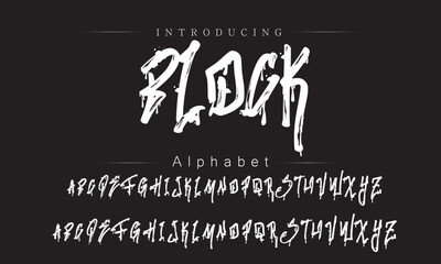 Obraz premium Creative Brush Script Font in Personalized Gift Tags