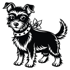 Dog Silhouette Vector Art, Icons, and Graphics 