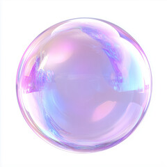 illustration of a bubble a white background