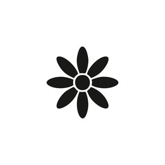 Flower icon in trendy flat style isolated on white background. Flower symbol for your web site design, logo, app, UI. Vector illustration