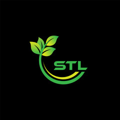 STL ABSTRACT LETTER LOGO DESIGN