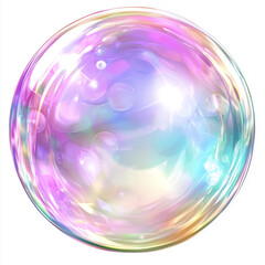 Obraz premium illustration of a bubble a white background