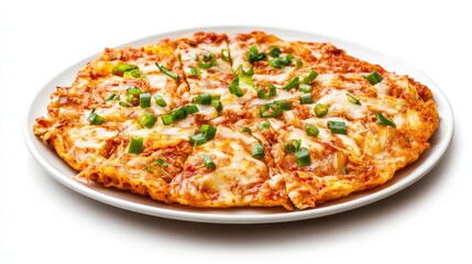 pizza on a white background