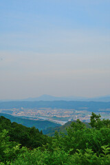 山古志　金倉山展望台からの眺め（新潟県）