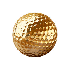 golden golf ball
