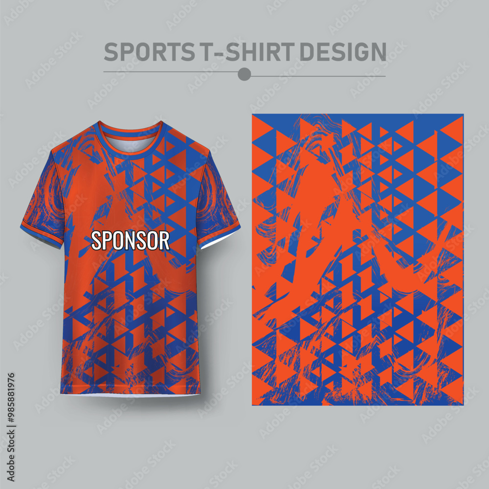 Sticker Sports jersey and t-shirt template sports jersey design vector. Sports design for football, racing, gaming jersey. Vector.