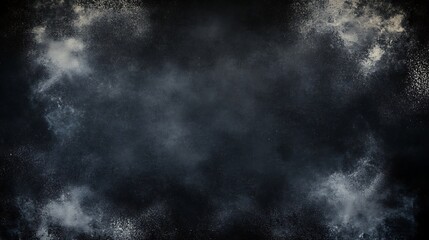 Fototapeta premium Abstract Background with White Dust Explosions on a Dark Surface