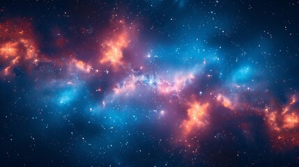 Bright starry night sky filled sparkling stars and distant galaxies creating a cosmic and aweinspiring scene perfect for astronomy or nighttime designs