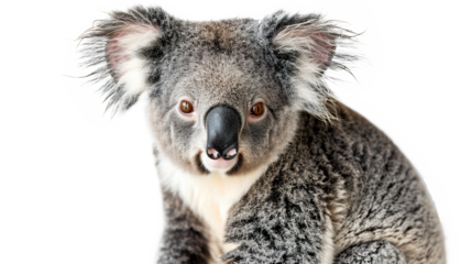 Koala isolated on transparent background, png