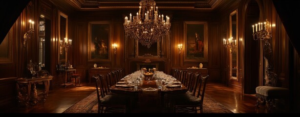 dining room luxury royal interior