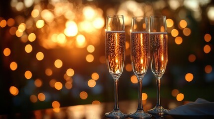 ethereal outdoor celebration twinkling fairy lights dreamy bokeh effect soft focus champagne bubbles gossamer fabrics magical atmosphere
