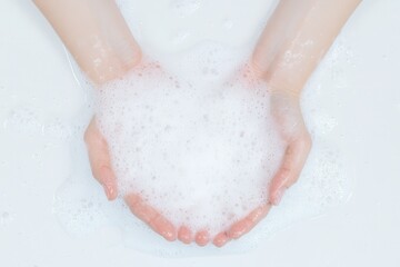 Fototapeta premium hand with soap