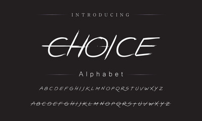 Dynamic Brush Font Styles