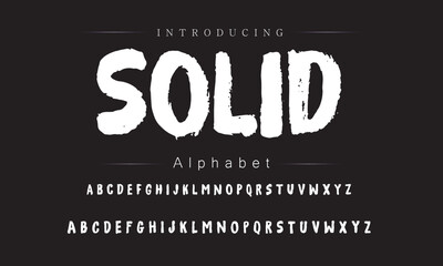 Textured Brush Font Pack