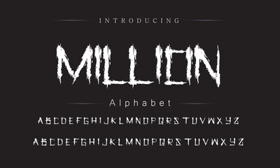 Obraz premium Dynamic Brush Script Collection