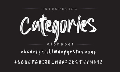 Fun Brush Typography Fonts