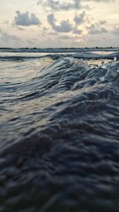 Still image of flowing calm waves