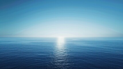 Serene Ocean Horizon