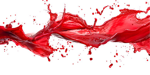Dynamic Red Wine Splash