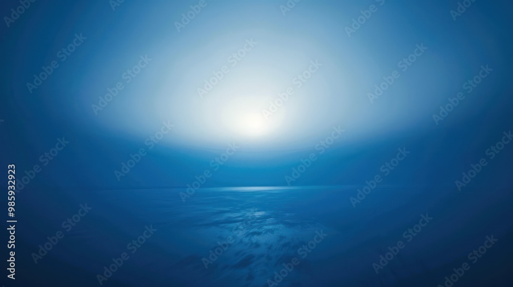 Sticker Serene Blue Horizon