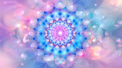 Pastel mandala abstract background. Mandala. Illustration