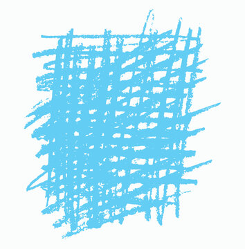 blue crayon scribble on white clip art preview