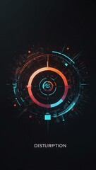 Disruption icon animation.