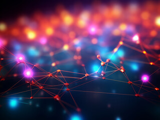 Extraordinary Realistic dark polygonal background