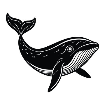 recommend clip art: Whale silhouette vector