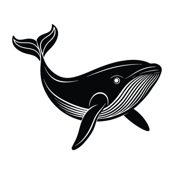 recommend clip art: Whale silhouette vector