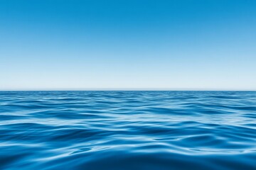 Obraz premium Tranquil Blue Sea and Sky