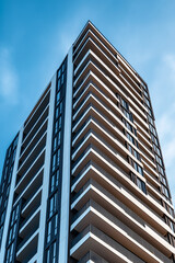 Obraz premium modern office building with sky