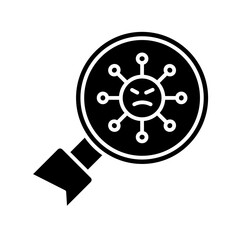 antivirus glyph icon