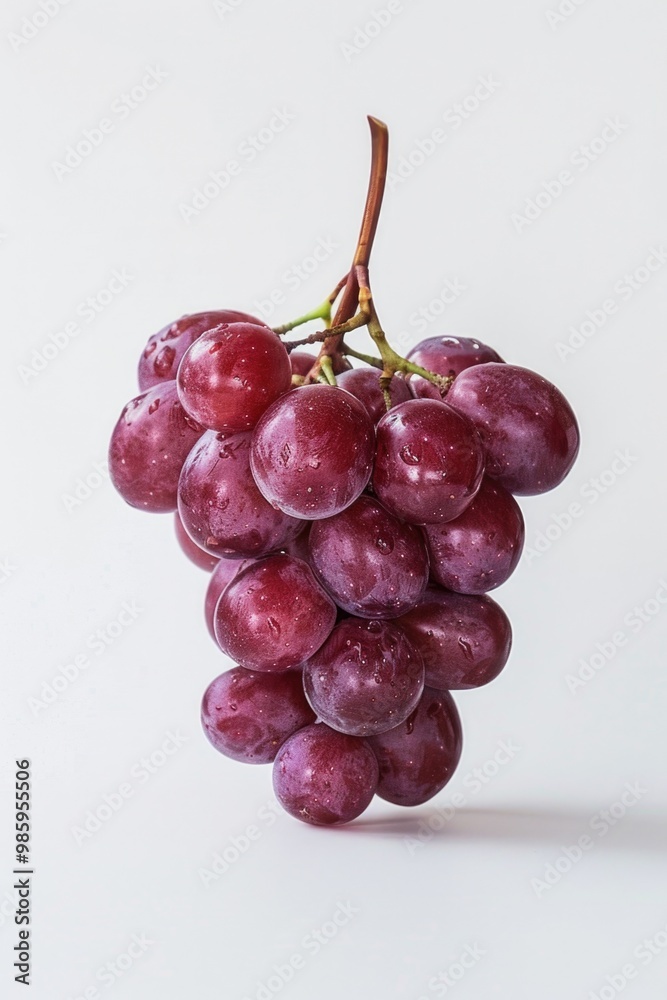 Poster a close-up shot of a cluster of grapes