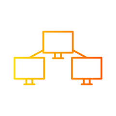 network gradient icon