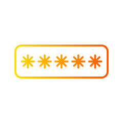 password gradient icon