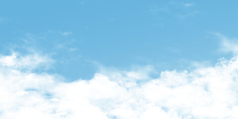 背景素材_青空と雲