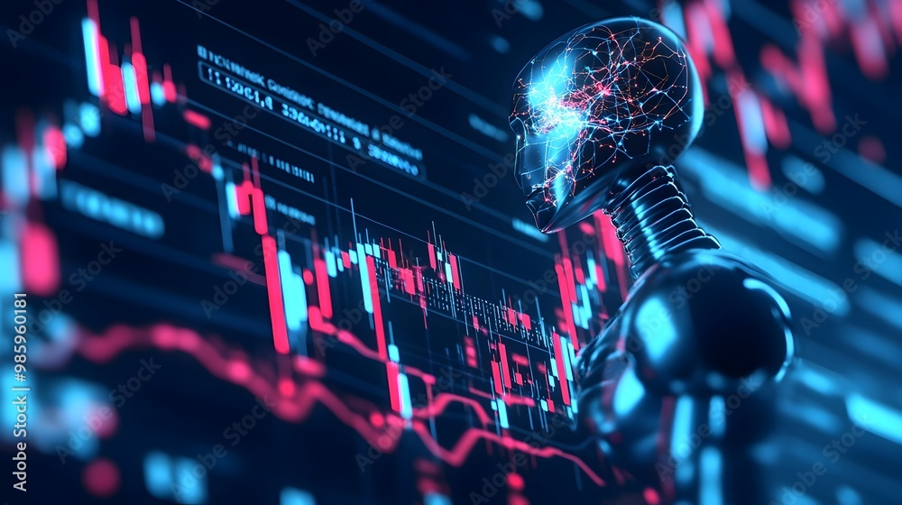 Poster ai powered market graph analysis and predictive financial processing robotic neural network optimizi