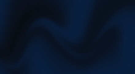 Obraz premium dark blue silk gradient background abstract color grain texture noise surface grainy